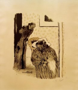 Blund eller rekonvalesens av Edouard Vuillard