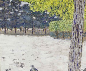 Tuileriehagen, ca 1894. av Edouard Vuillard