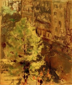 Berlioz-plassen, effekten av morgensolen av Edouard Vuillard