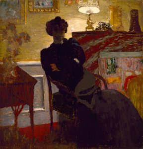 Madame Hessel hjemme, ca. 1908 av Edouard Vuillard