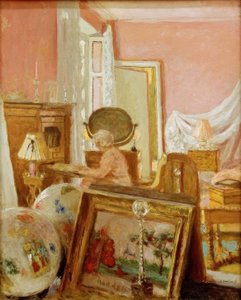 Madame Hessel i rommet på Les Clayes av Edouard Vuillard