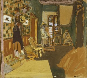 Mme Hessel i Gangen, ca. 1909 av Edouard Vuillard