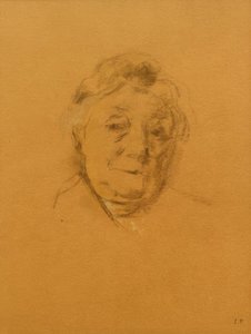 Portrett av Madame Bénard forfra av Edouard Vuillard