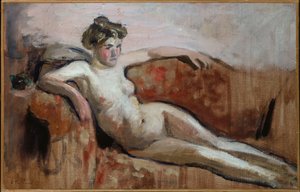 Liggende naken, ca. 1919-20