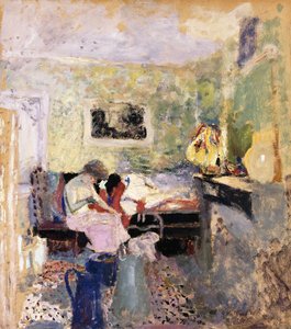 Det grønne soverommet, 1905 av Edouard Vuillard