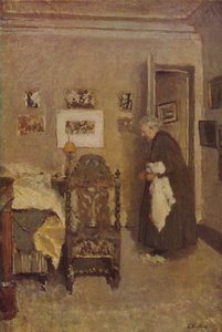 Husholdersken ca 1925, c1925, 1946 av Edouard Vuillard