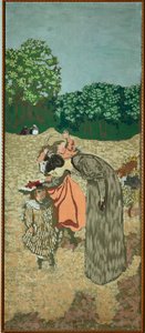 Avhøret (maleri på lerret) av Edouard Vuillard