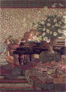 Personvernet. Dekorasjon for biblioteket til Dr. Vaquez av Edouard Vuillard