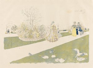The Tuileries Garden The Tuileries Garden, utgitt 1896. av Edouard Vuillard