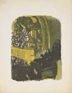 Et galleri på gymnaset (fargelitografi) av Edouard Vuillard