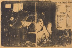 En aprilkveld hos administrerende direktør; Bildet av Edouard Vuillard
