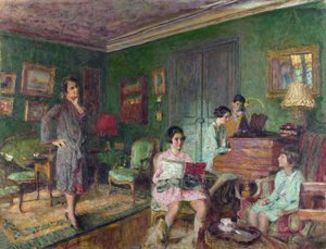 Vuillard, edouard (1868-1940) Madame Andre Wormser og hennes barn Olje på lerret 1927 National Gallery, London 89,2x116,5 av Edouard Vuillard