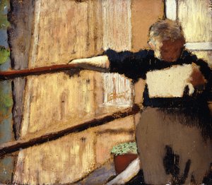 Kvinne som leser av Edouard Vuillard