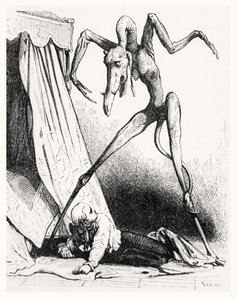 Illustrasjon for The Devil in Love, 1845