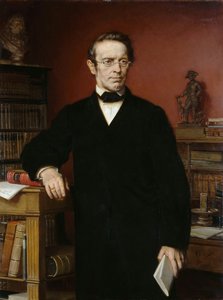 Portrett av Johann Gustav Droysen 1808-1884, 1885.