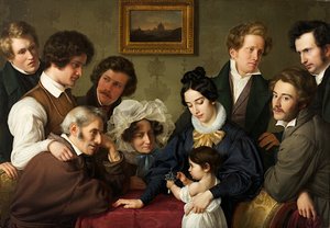 Schadow-sirkelen. Familien Bendemann og deres venner
