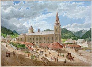 Mariazell-basilikaen fra kirketorget