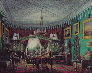 Salongen til keiserinne Alexandra Feodorovna (1798-1860) 1850-tallet av Eduard Hau