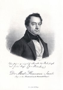 Portrett av Moritz Hermann von Jacobi 1801-1874, 1837. av Eduard Hau