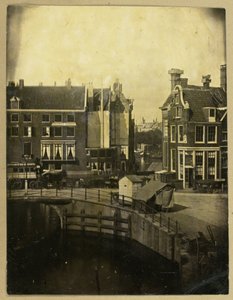 Utsikt over gjestehuset Rondeel i Amsterdam fra fotografens hus