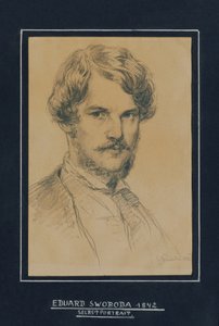 selvportrett av Eduard Swoboda