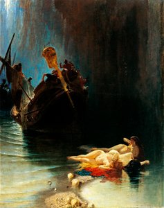 Legend of sirener (olje på lerret)
