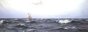 Valkyrie II krysser Atlanterhavet, ca. 1893