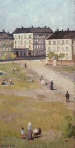 Ettermiddag på Olav Ryes plass av Edvard Munch
