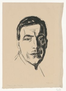 Albrecht Schmidt (smed) av Edvard Munch