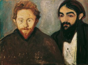 Maleren Paul Herrmann og legen Paul Contard av Edvard Munch