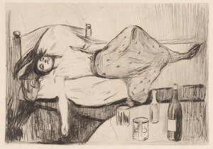 Dagen etter. 1894 av Edvard Munch