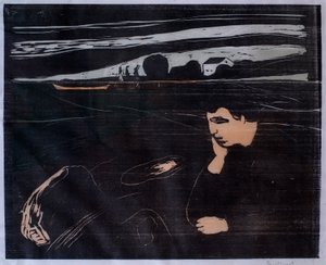 Kveld (Melankoli III) av Edvard Munch