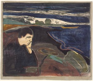 God kveld, Melankoli I av Edvard Munch