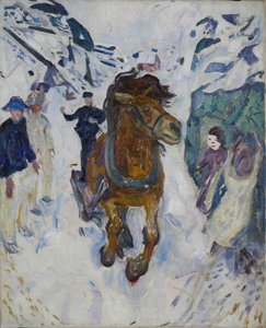 Galopperende hest av Edvard Munch