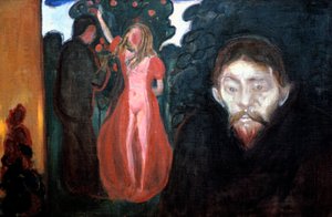 Sjalusi, 1895 av Edvard Munch
