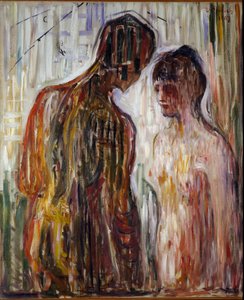 Kjærlighet og psyke-maleri av Edvard Munch (1863-1944) av Edvard Munch