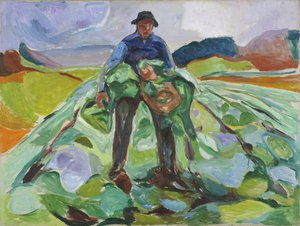 Mann i kålåkeren av Edvard Munch