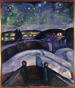 Norge, Oslo, Stjernenatt av Edvard Munch