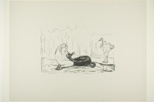 Omega og hjorten av Edvard Munch