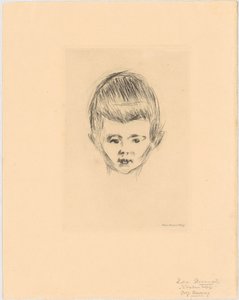 Portrett av Andreas Schwarz av Edvard Munch