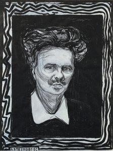 Portrett Strindberg; Portrat Strindberg av Edvard Munch