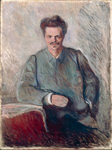 Portrett av Johan August Strindberg (olje på lerret) av Edvard Munch