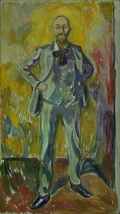 Portrett av professor Daniel Jacobson av Edvard Munch