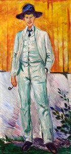 Portrett av maleren Ludvig Karsten av Edvard Munch