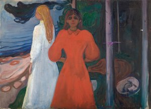 Rød og hvit av Edvard Munch