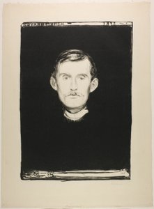 Selvportrett av Edvard Munch