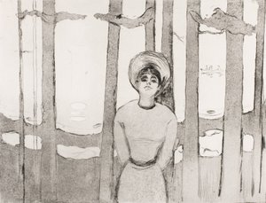 Sommernatt, The Voice, 1894 av Edvard Munch