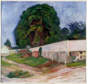 Sommernatt i Asgardstrand. Maleri av Edvard Munch (1863-1944) Ec. Norv. av Edvard Munch