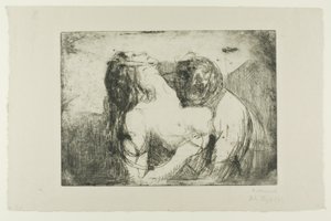 Bitten av Edvard Munch