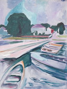 Broen ved Aasgaardstrand av Edvard Munch